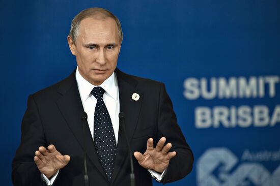 В.Путин принимает участие в саммите "Группы двадцати". День второй