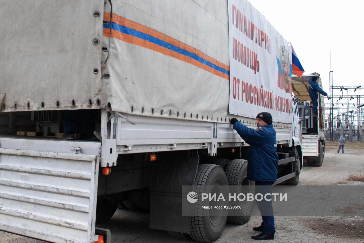 Седьмой гуманитарный конвой отправился на Украину