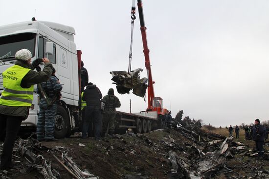 Голландские эксперты приступили к сбору обломков малайзийского Boeing на востоке Украины