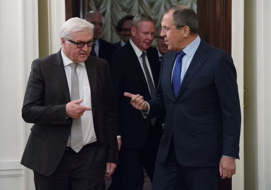 Встреча глав МИД России и Германии С.Лаврова с В.Штайнмайером