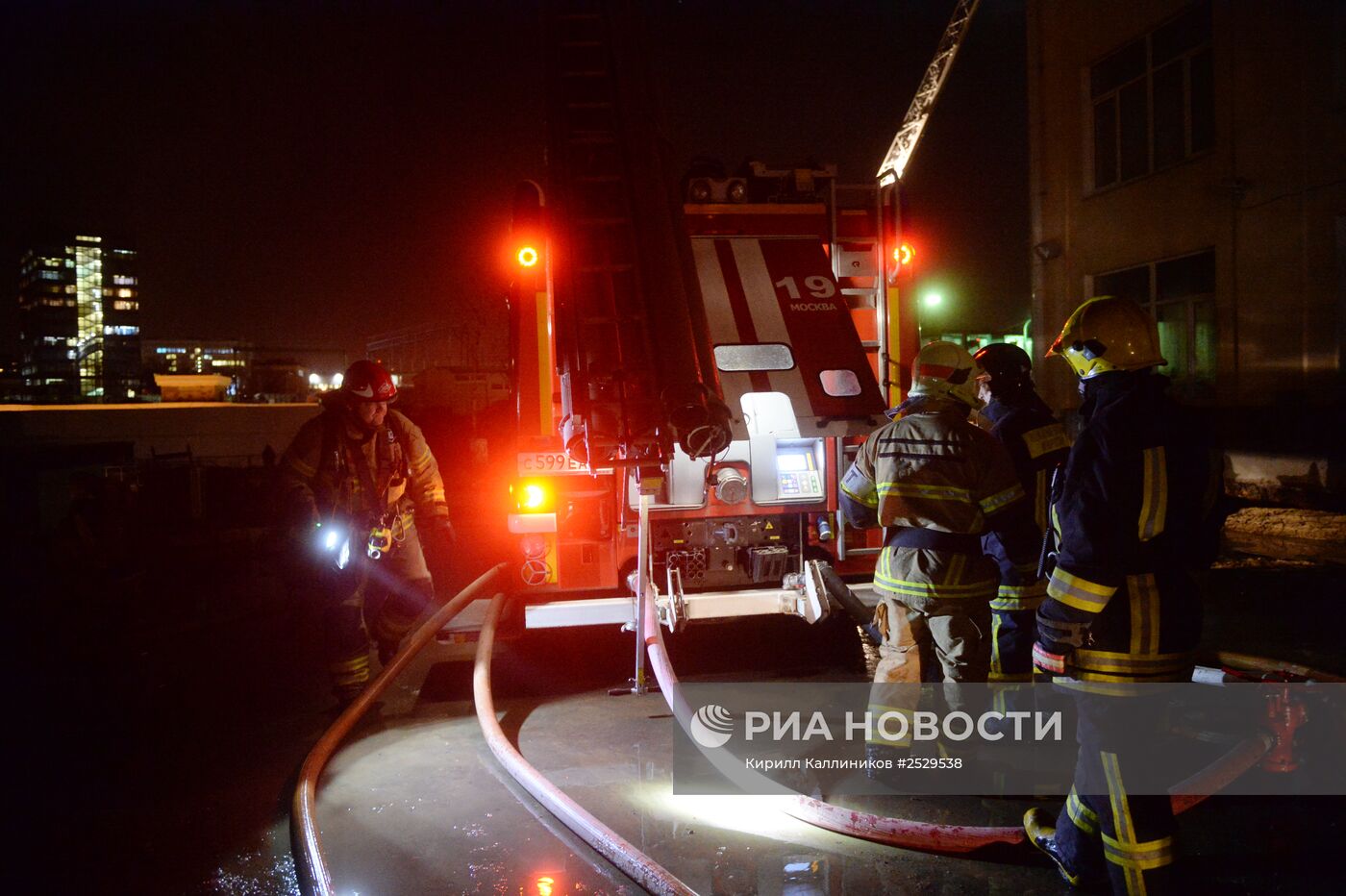 Локализован пожар в московском НИИ