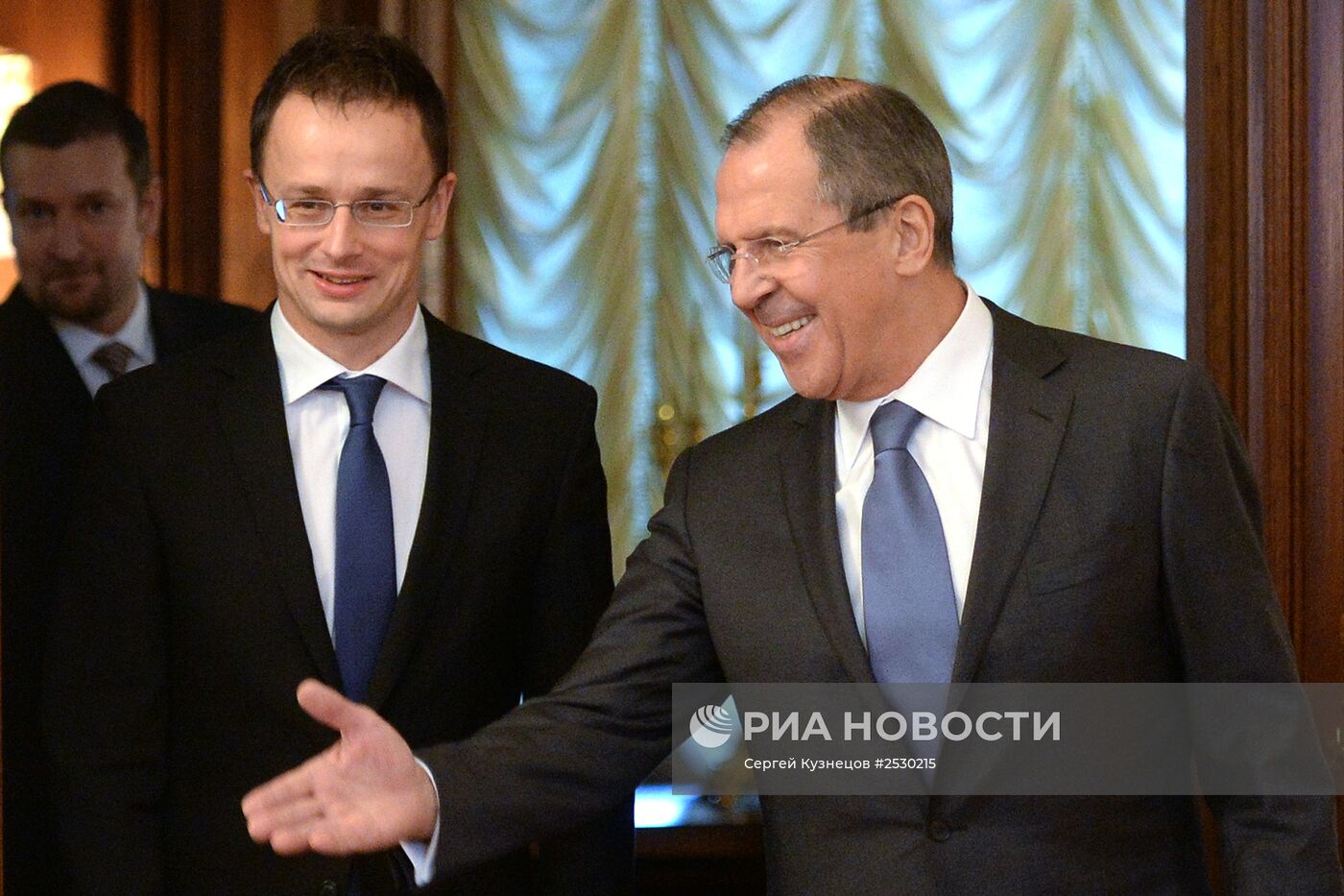 Встреча глав МИД России и Венгрии Сергея Лаврова и Петера Сиярто