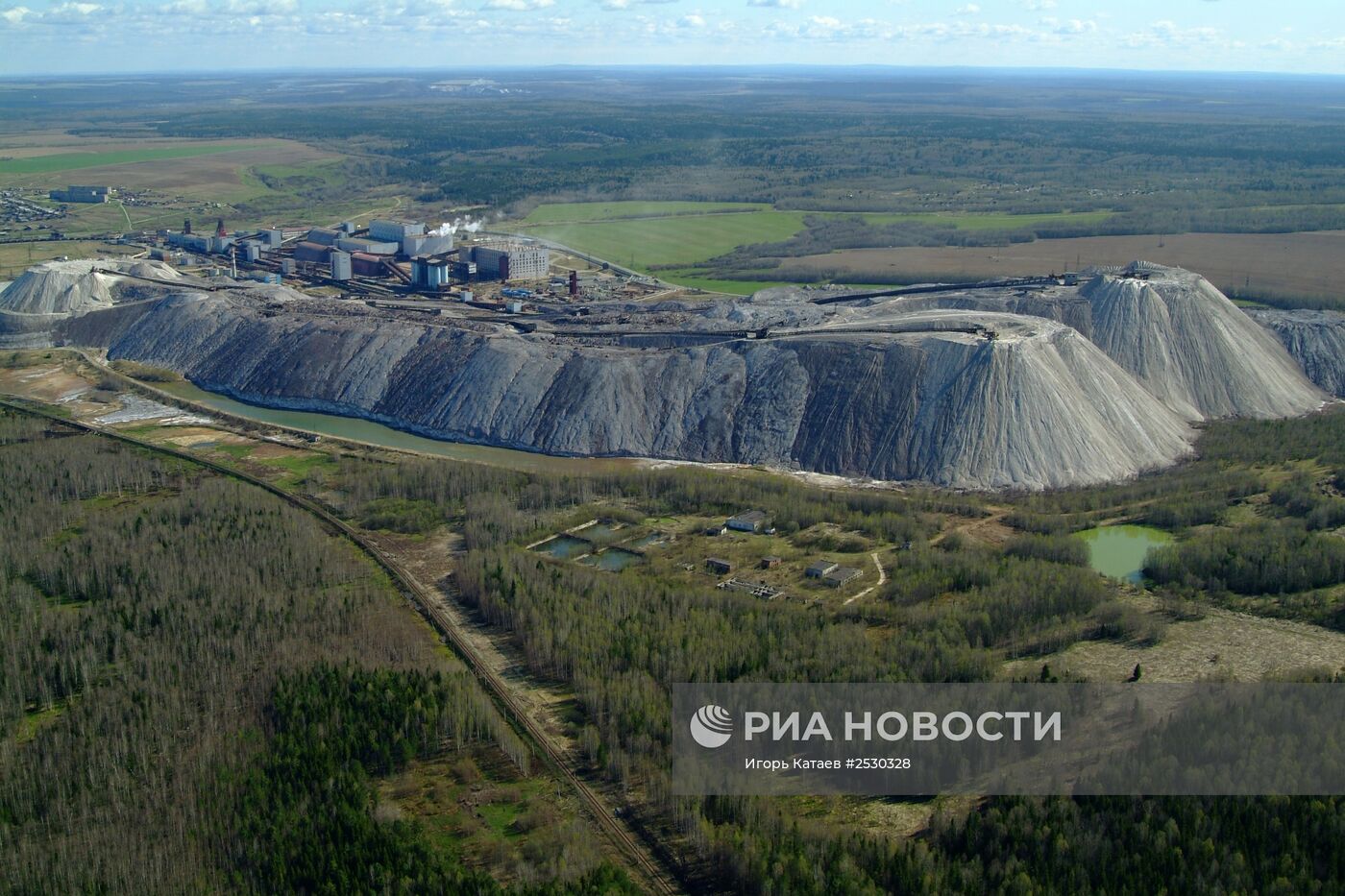 Обвал грунта на шахте компании "Уралкалий"