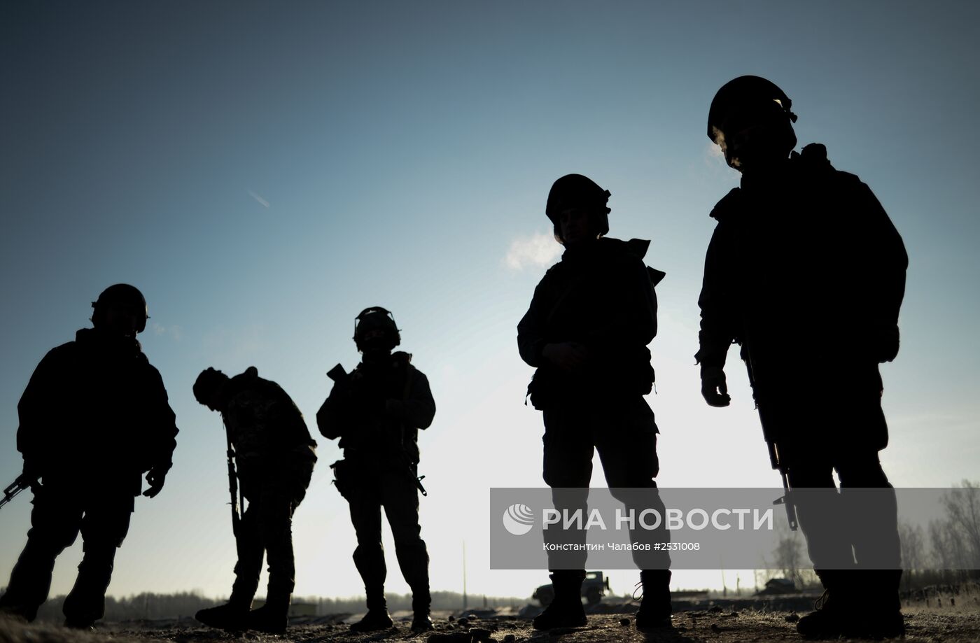 Тренировка СОБР перед командировкой в Дагестан