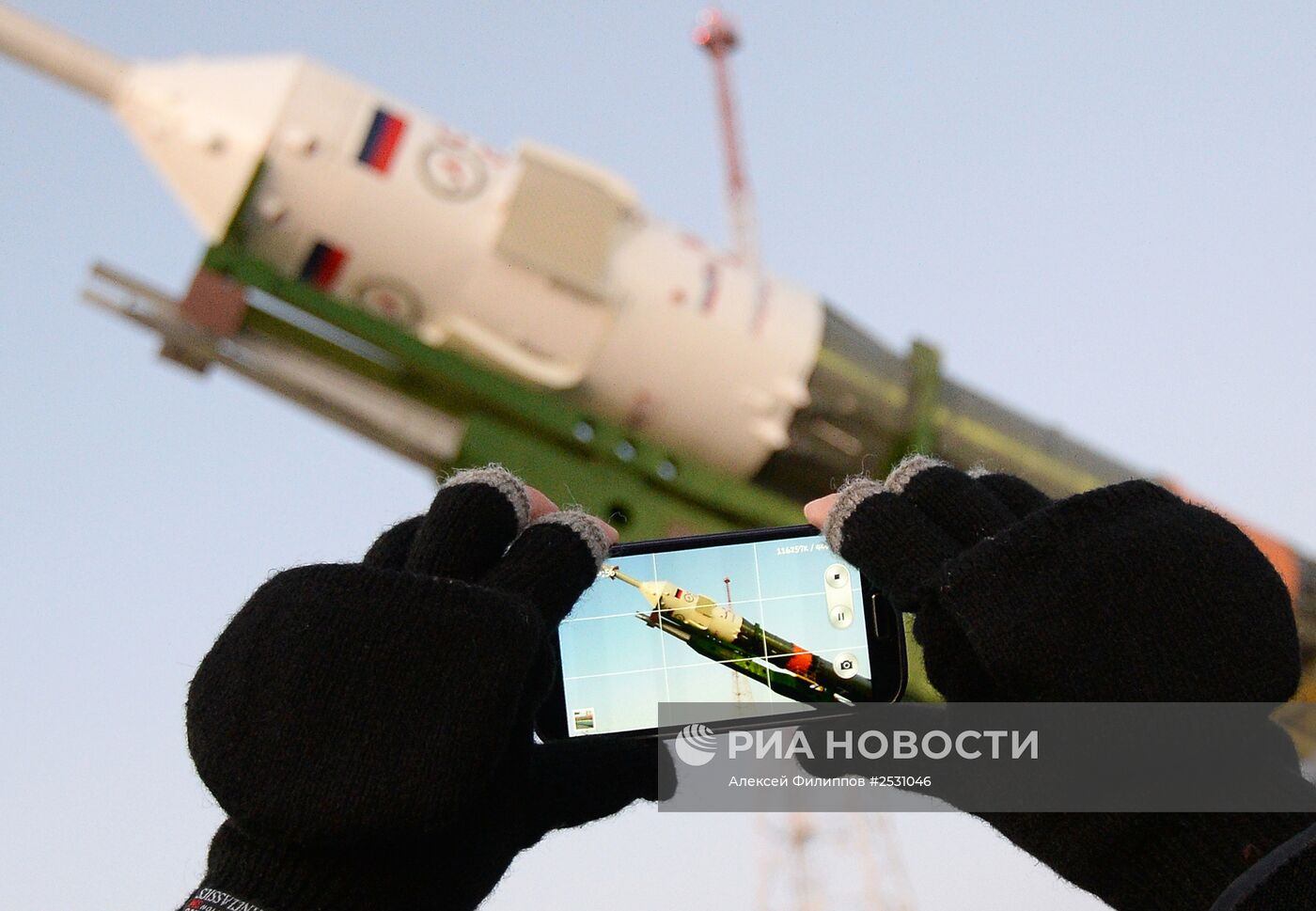 Вывоз космического корабля "Союз ТМА-15М" на старт