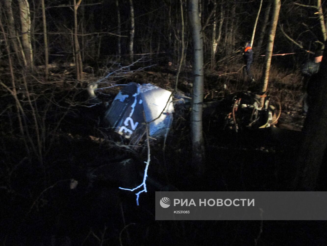 Крушение вертолета под Нижним Новгородом