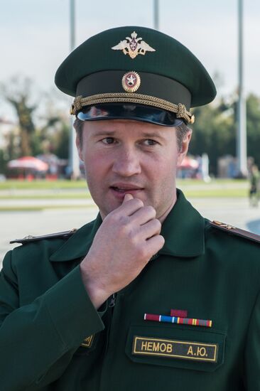 Военная присяга новобранцев спортивных рот ЦСКА в Сочи