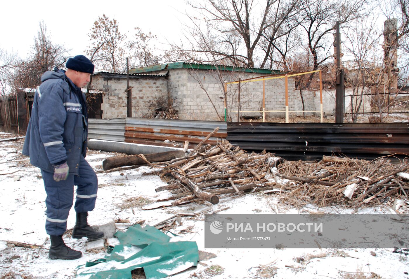 Обезвреживание снарядов на Донбассе