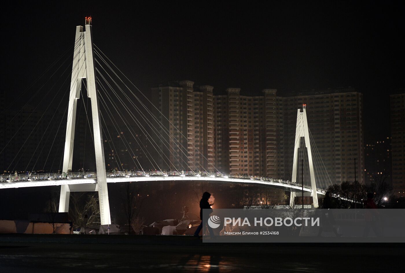 Открытие Павшинского пешеходного моста