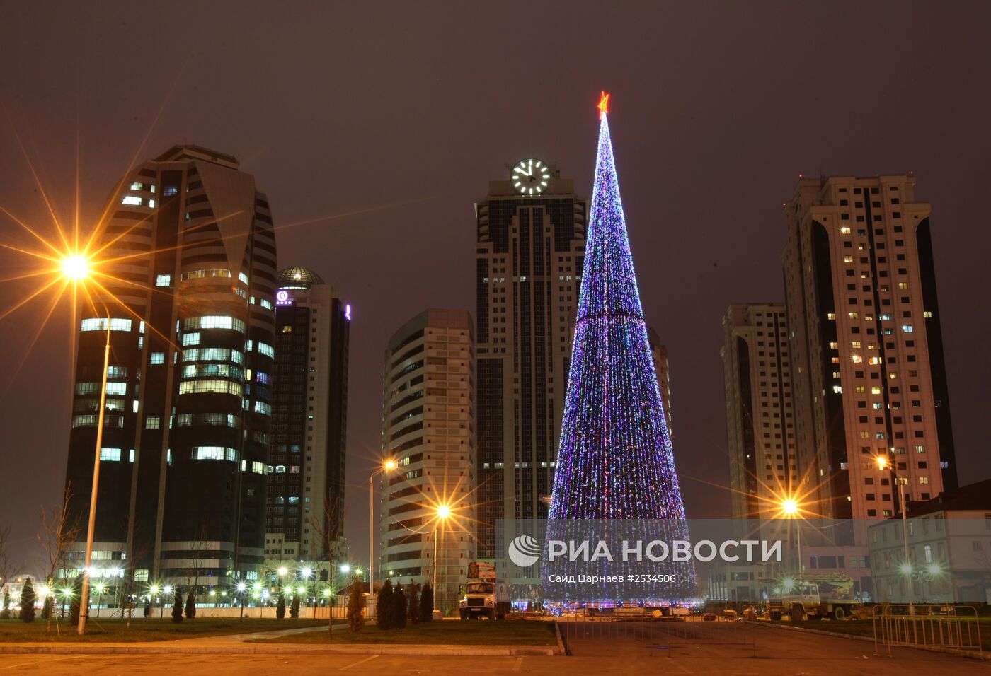 Главная елка Чеченской Республики
