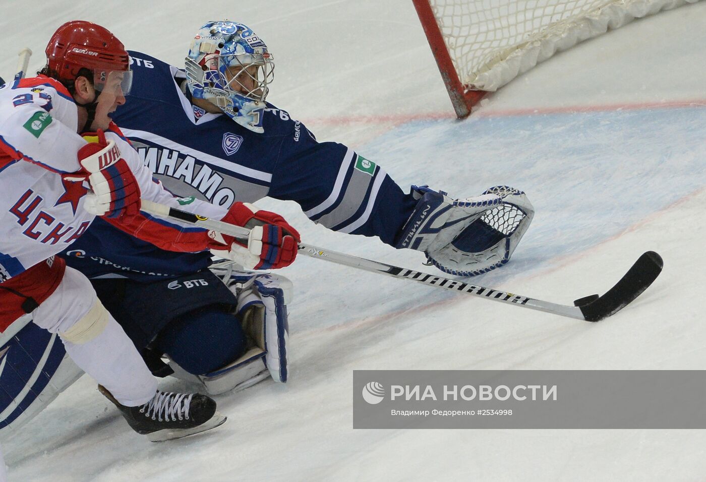Хоккей. КХЛ. Матч "Динамо" (Москва) - ЦСКА