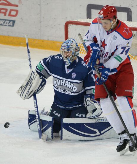 Хоккей. КХЛ. Матч "Динамо" (Москва) - ЦСКА