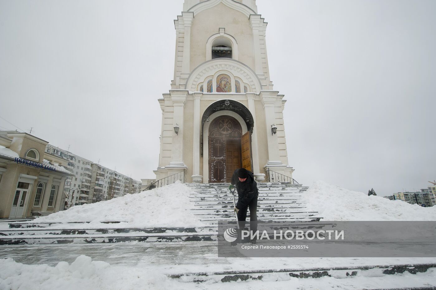 Снегопад в Ростовской области