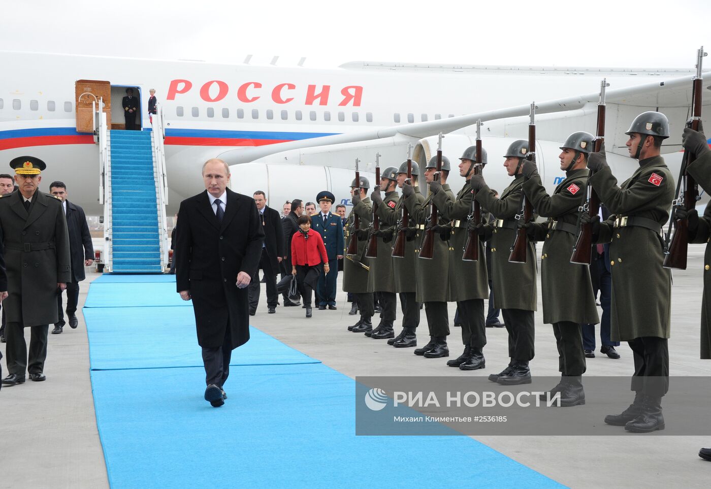 Рабочий визит В.Путина в
Турцию