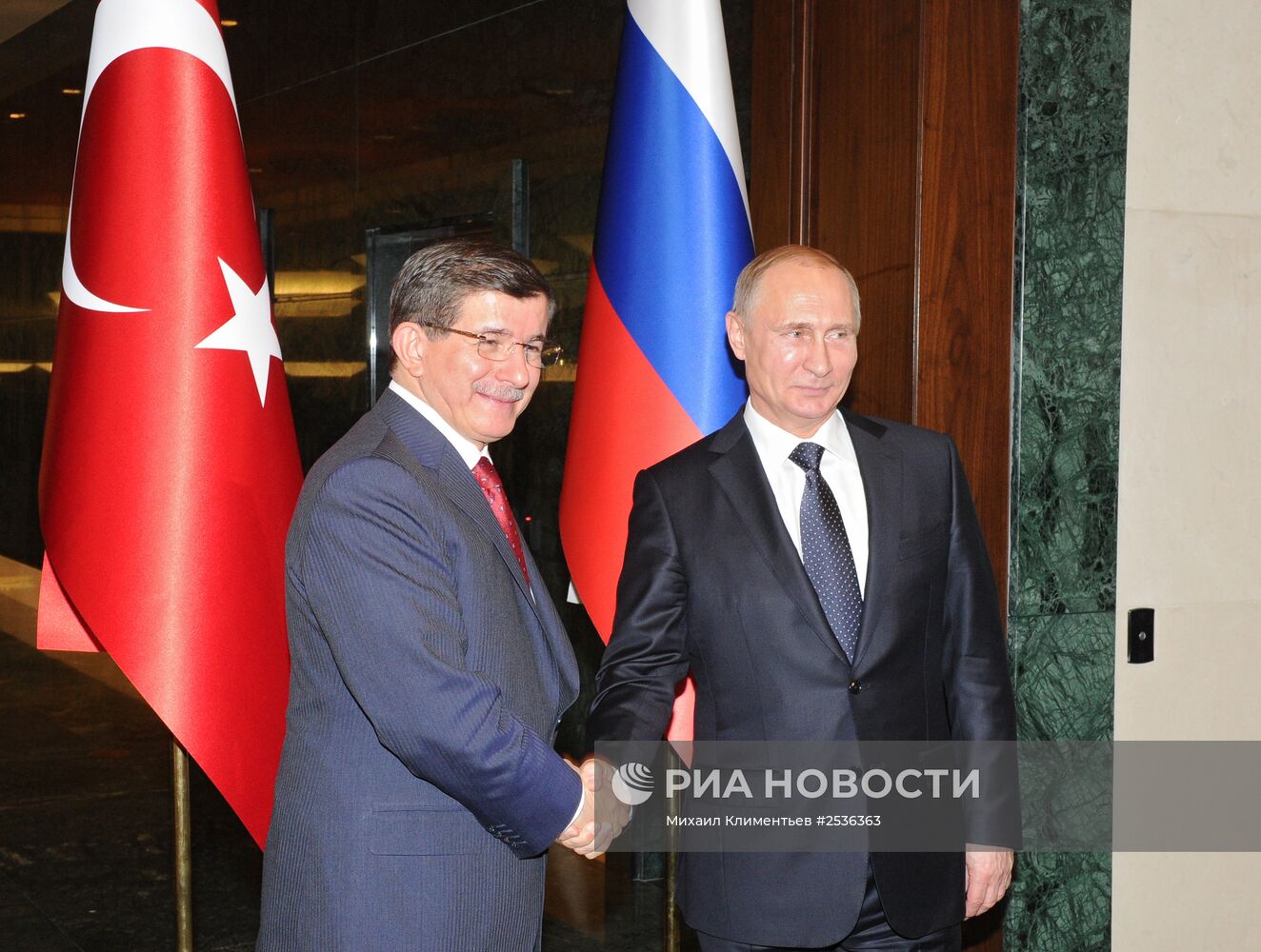 Рабочий визит В.Путина в
Турцию