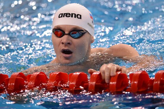 Плавание. Чемпионат мира на короткой воде. Первый день