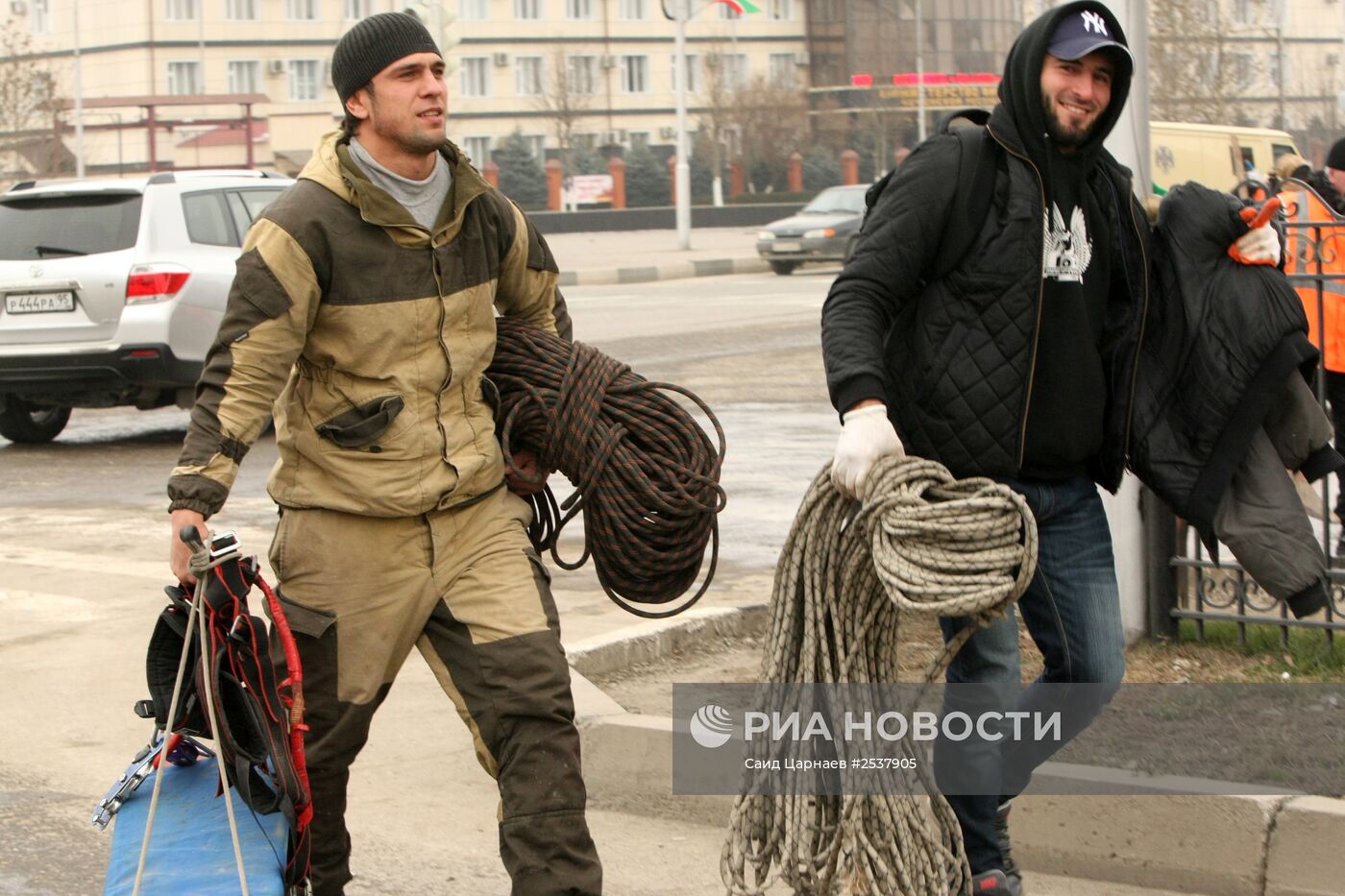 Cпецоперация в Доме печати в Грозном