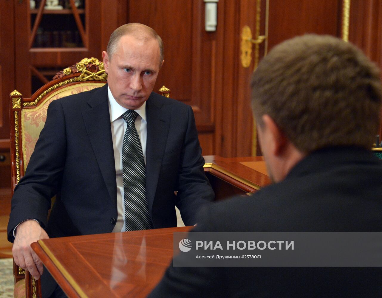 Рабочая встреча В.Путина с Р.Кадыровым