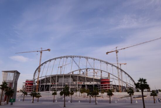 Строительство стадиона "Халифа" в Дохе