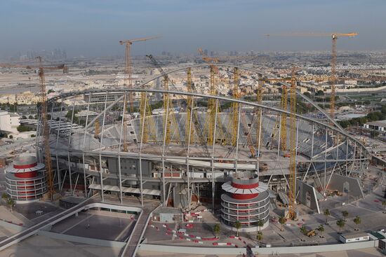 Строительство стадиона "Халифа" в Дохе