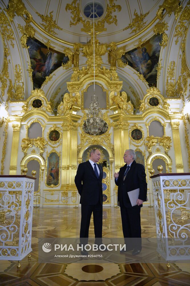 Рабочая поездка В.Путина в Северо-Западный федеральный округ