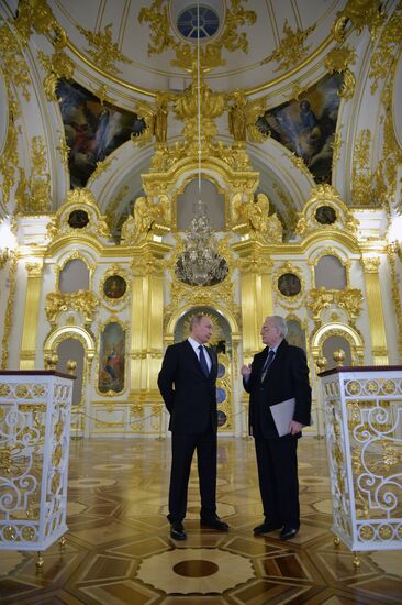 Рабочая поездка В.Путина в Северо-Западный федеральный округ