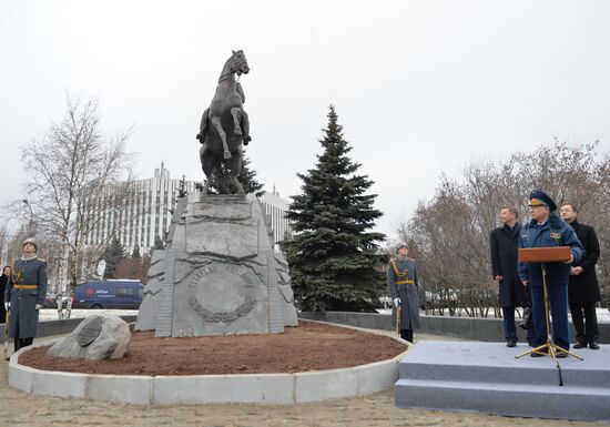 С. Иванов посетил церемонию открытия памятника русскому полководцу Михаилу Скобелеву
