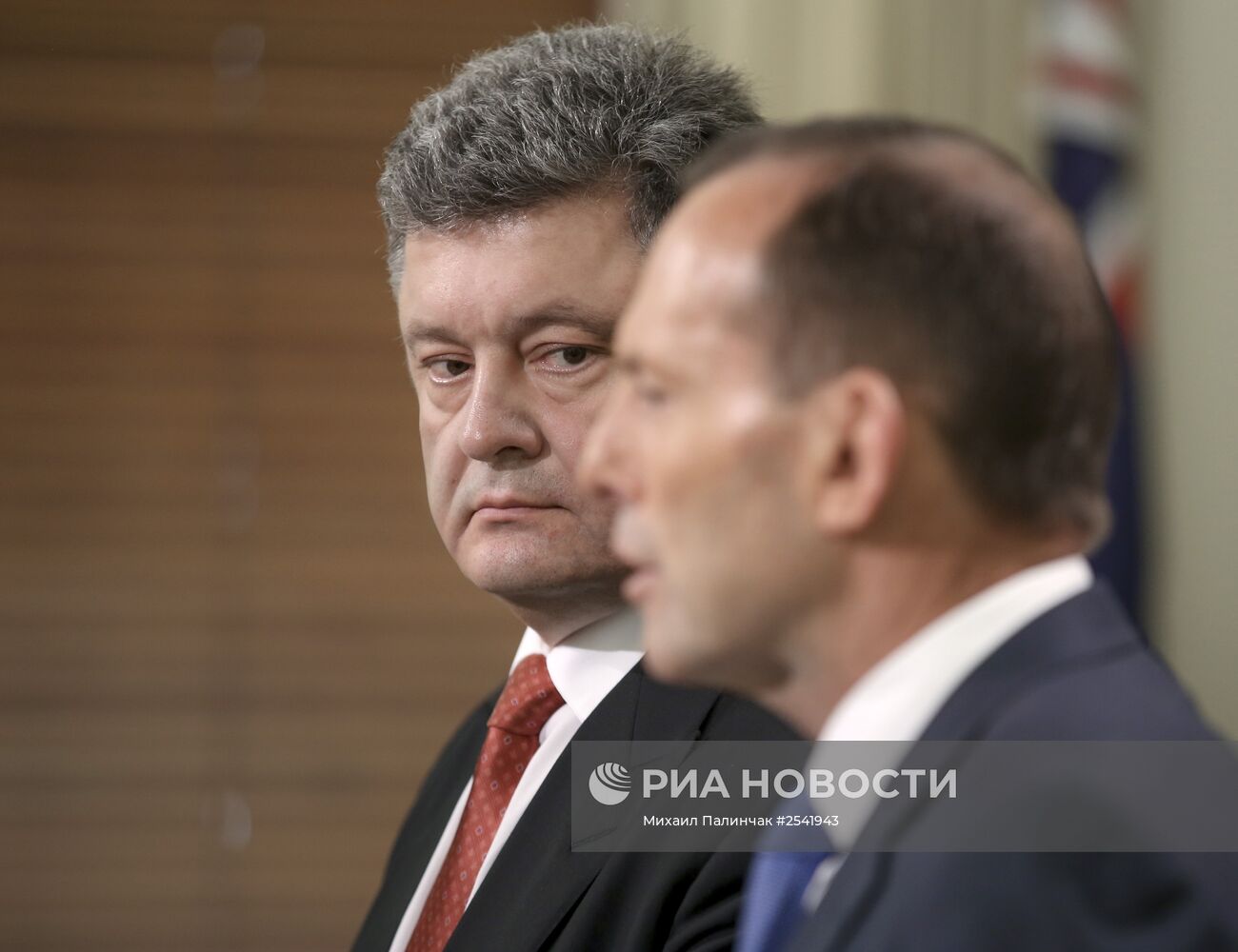 Встреча Президента Украины П.Порошенко и Т.Эббота в Австралии