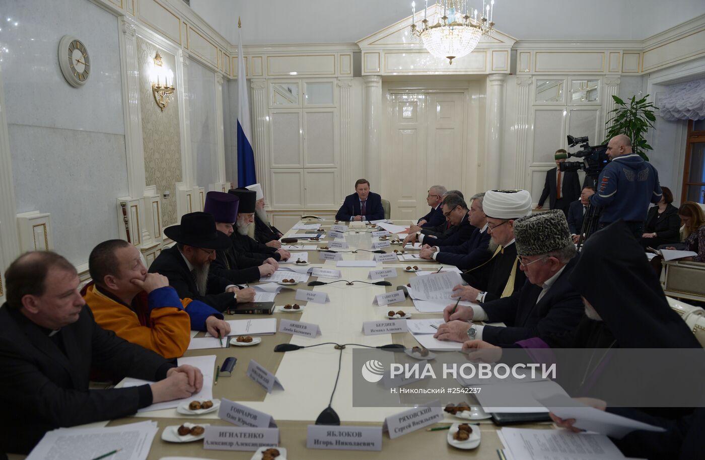 Заседание Совета по взаимодействию с религиозными объединениями при президенте РФ