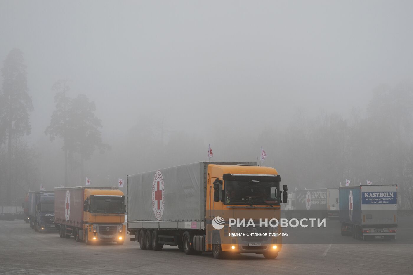 Московский "Красный Крест" отправил гуманитарную помощь в Луганск