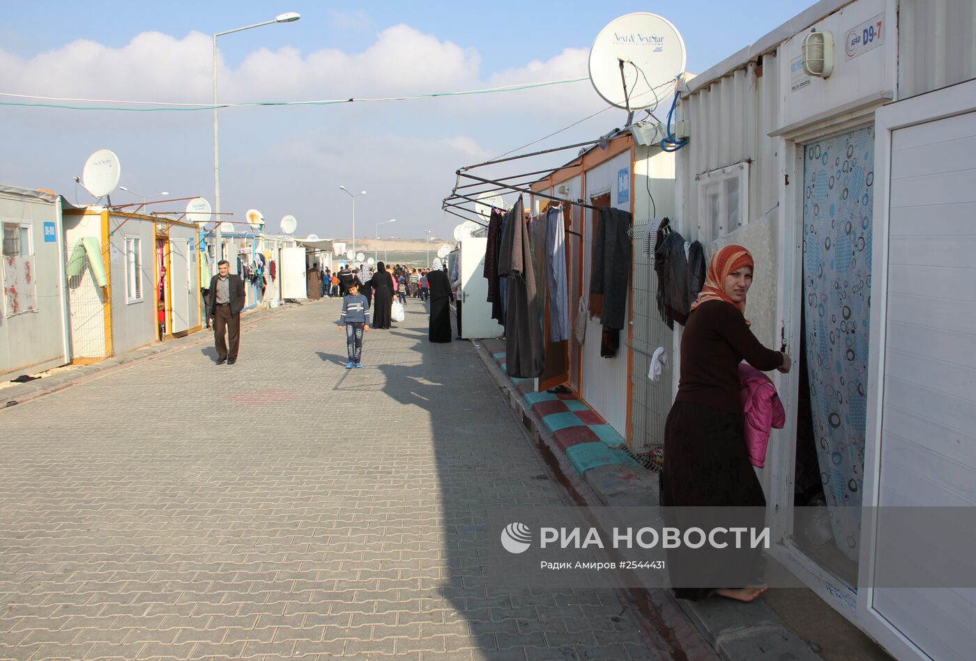 Лагерь сирийских беженцев в Турции