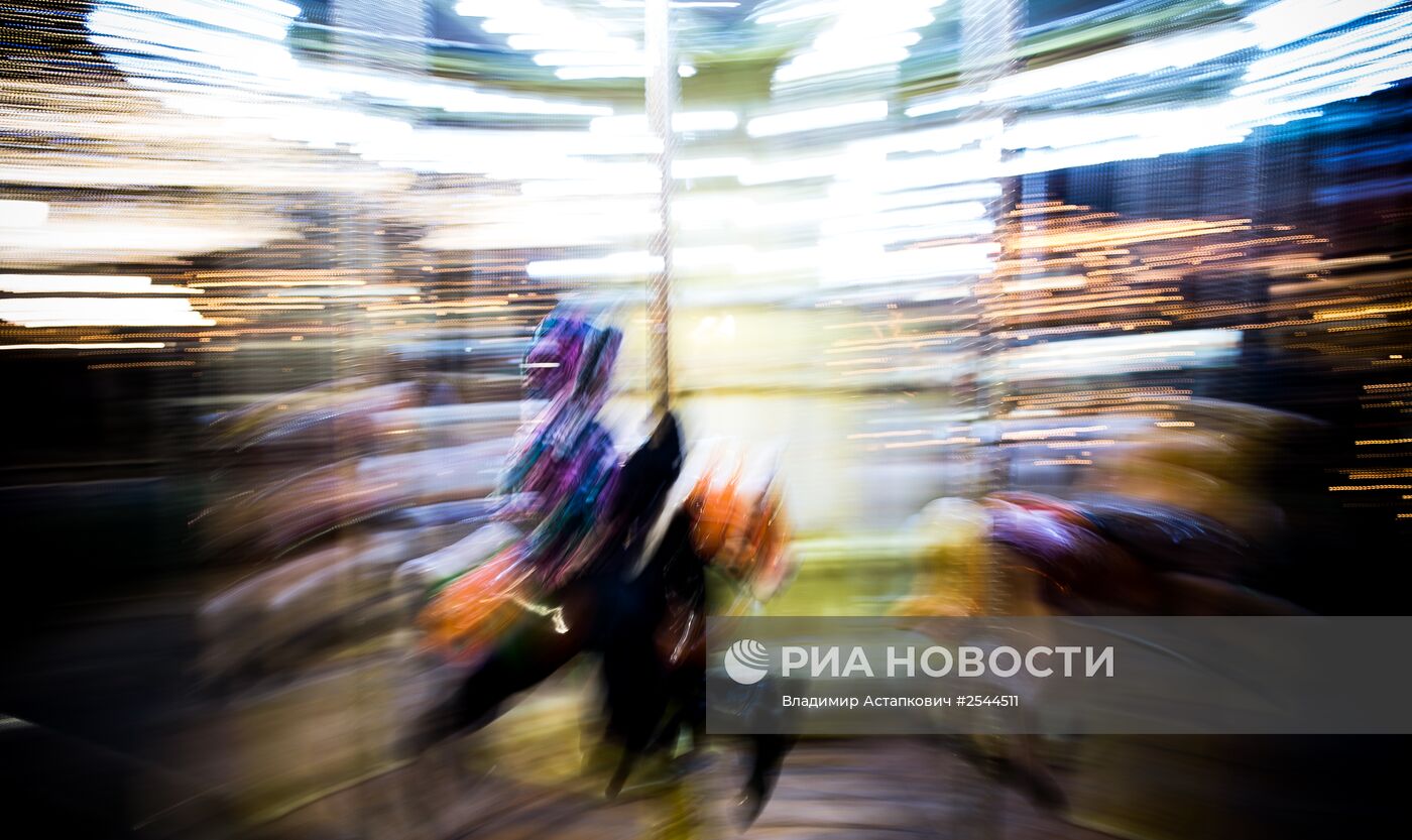 Новогодняя иллюминация в Москве