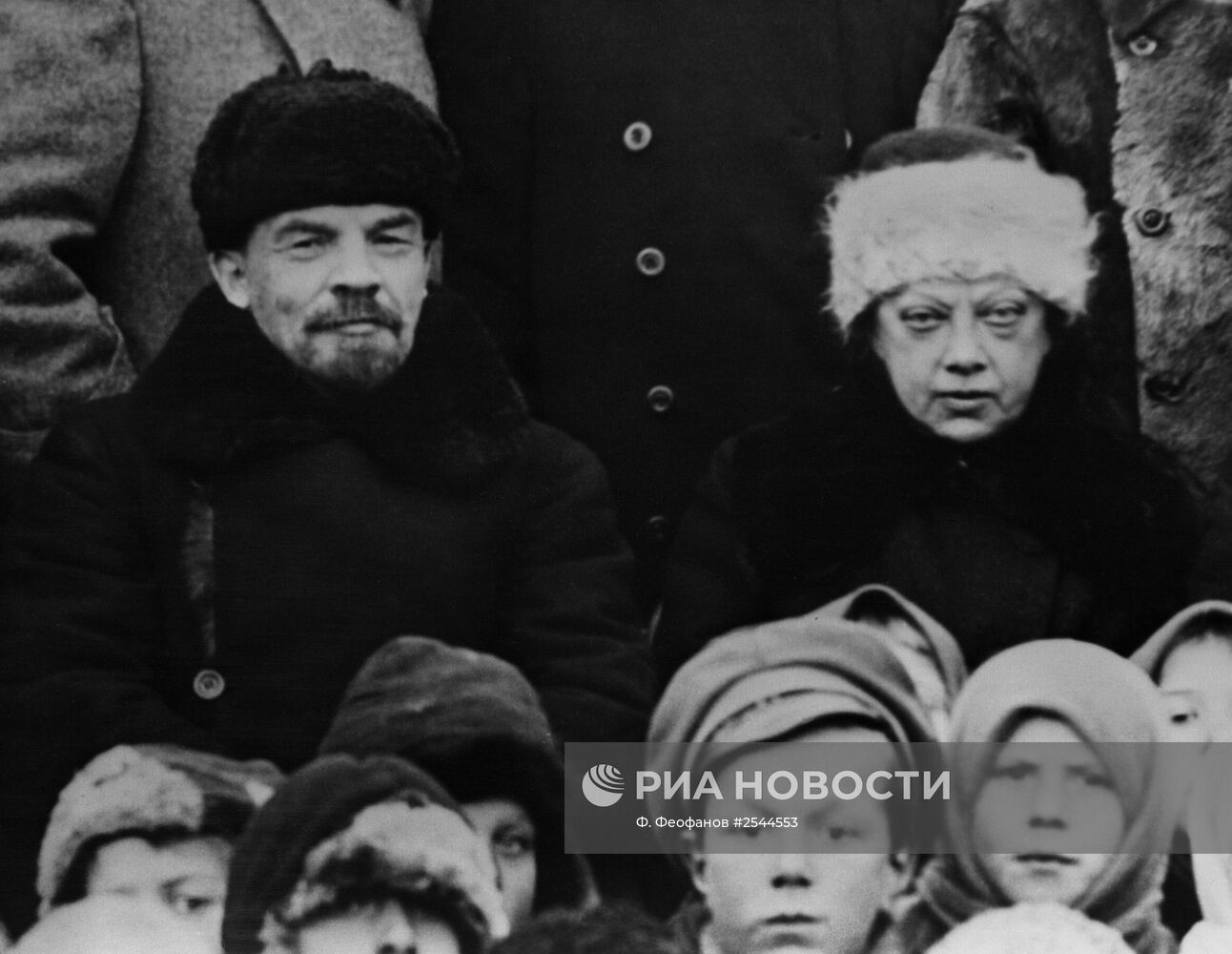 В.И. Ленин и Н.К. Крупская