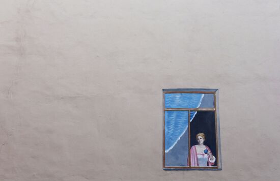 Живопись на стенах домов в Санкт-Петербурге