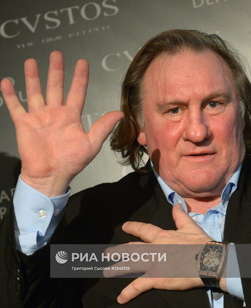 Презентация часов от Cvstos и Жерара Депардье "Горжусь быть русским"