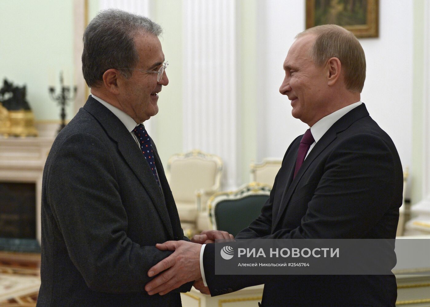 Встреча В.Путина с Р.Проди
