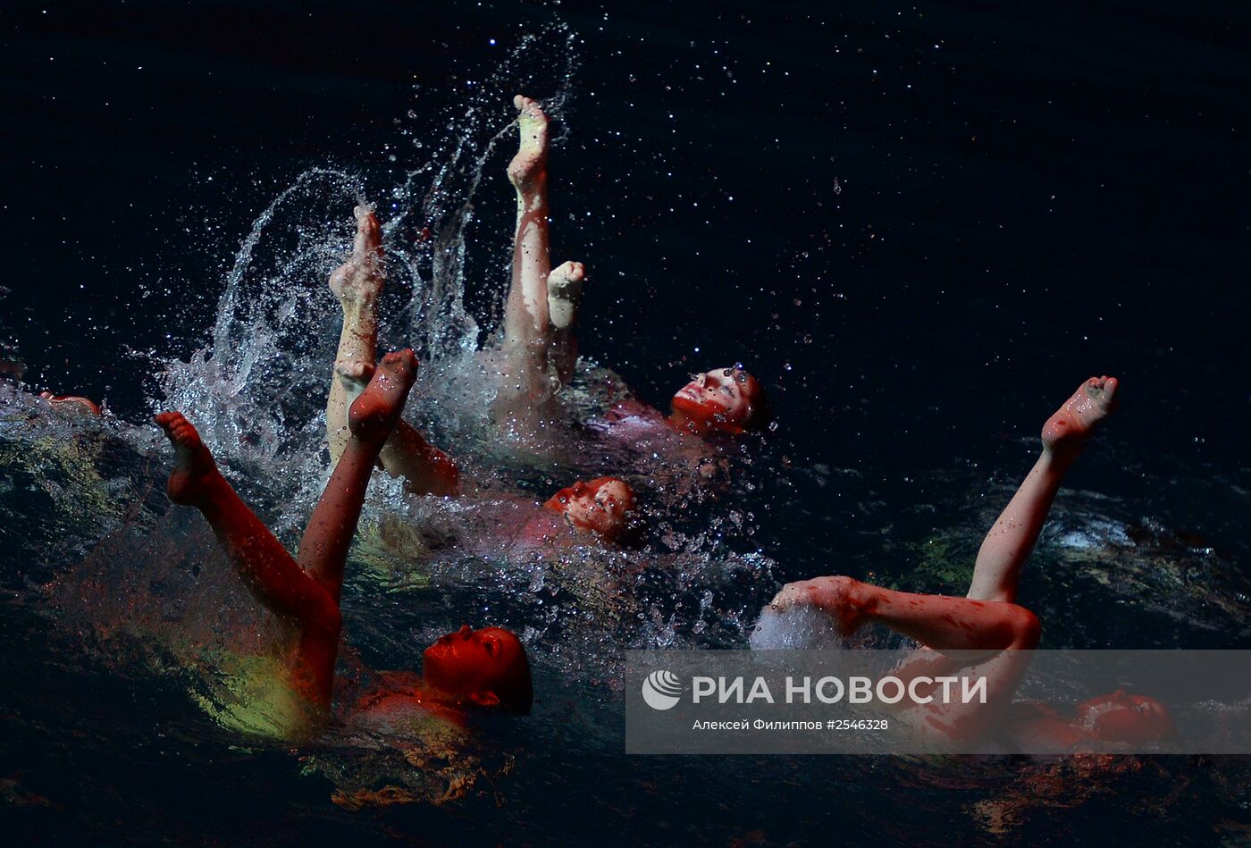 Шоу олимпийских чемпионов по синхронному плаванию