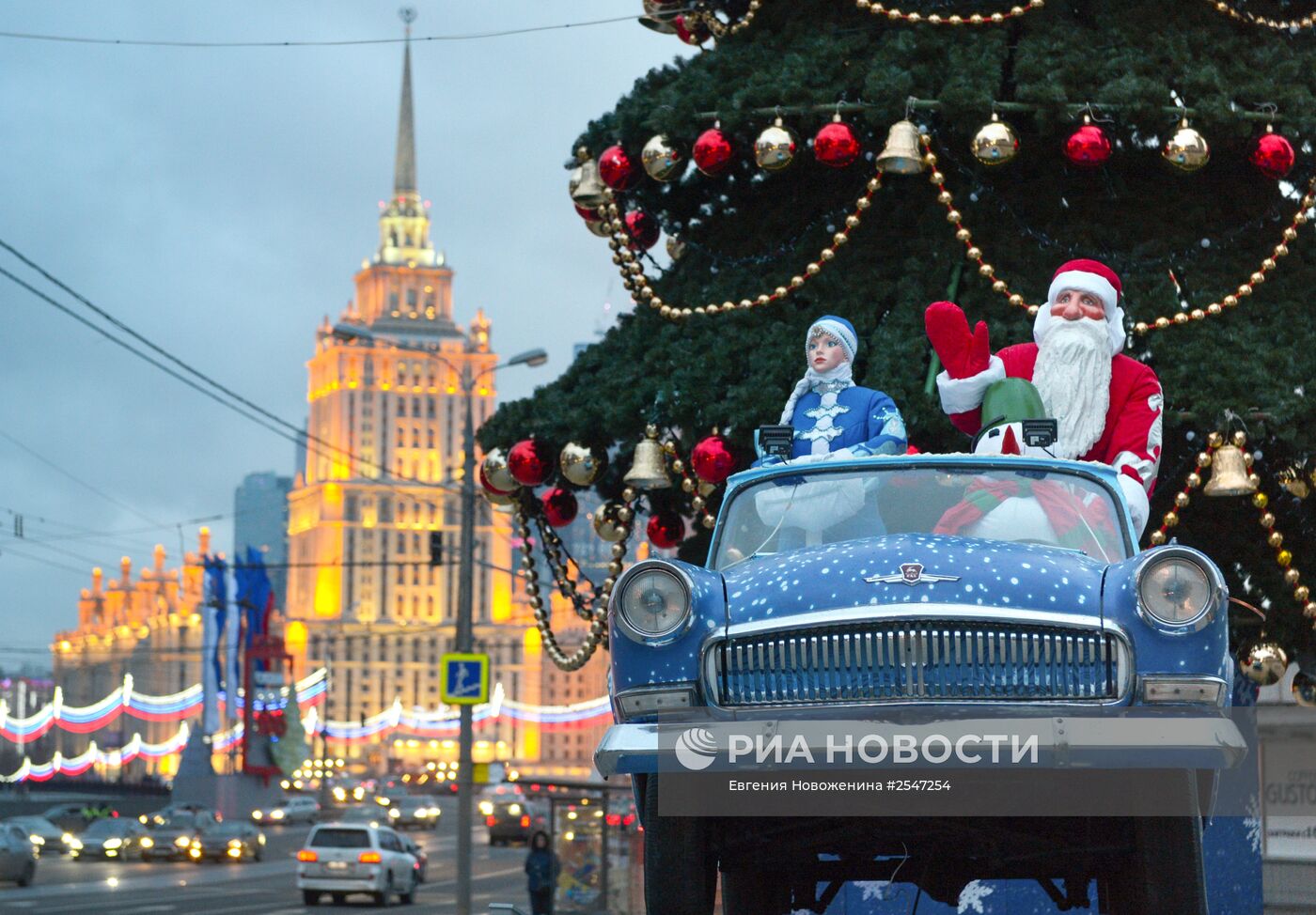 Новогодние инсталяции в Москве