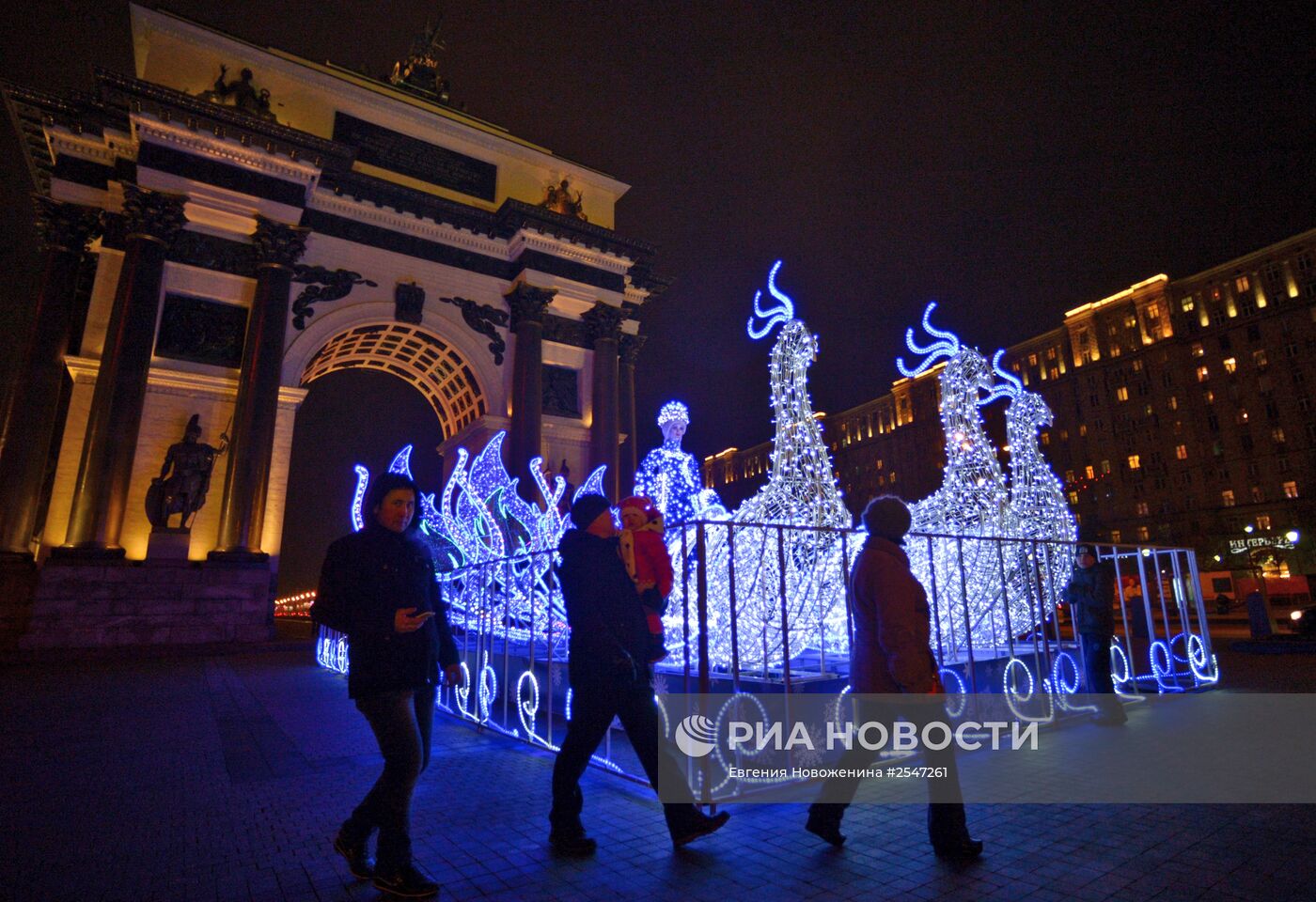 Новогодние инсталяции в Москве