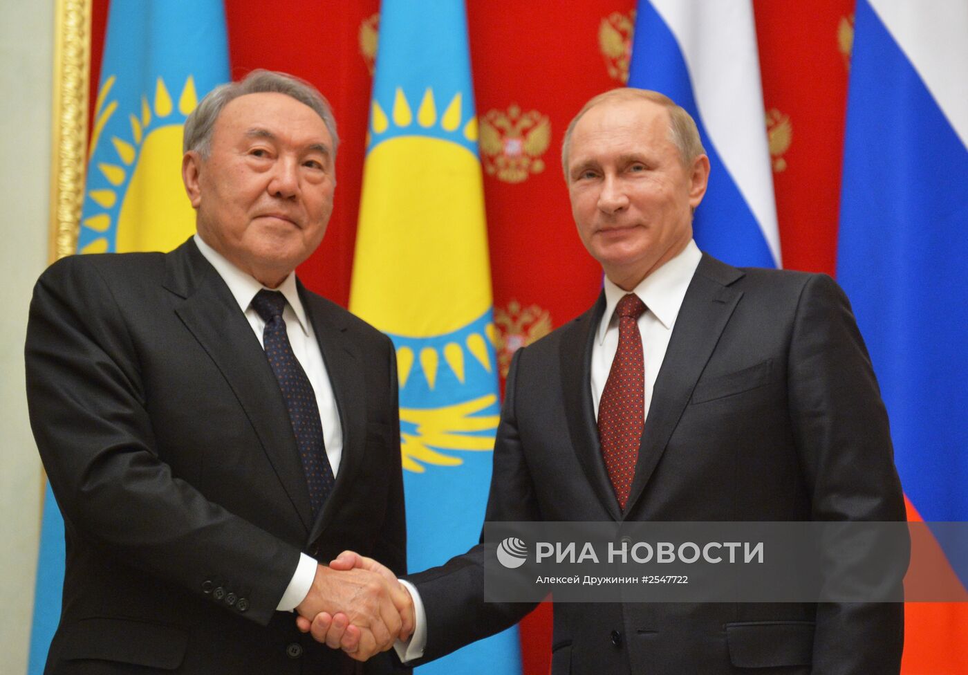 В.Путин встретился с Н.Назарбаевым