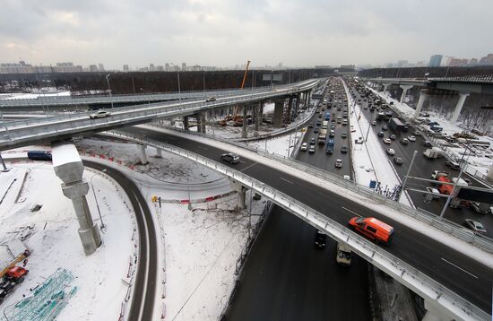 Открытие движения по головному участку трассы Москва - Санкт-Петербург