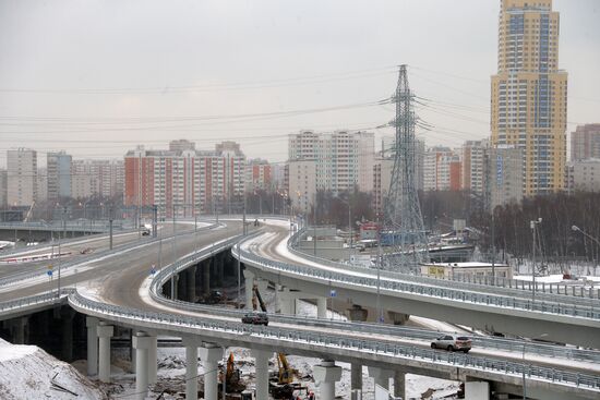 Открытие движения по головному участку трассы Москва - Санкт-Петербург
