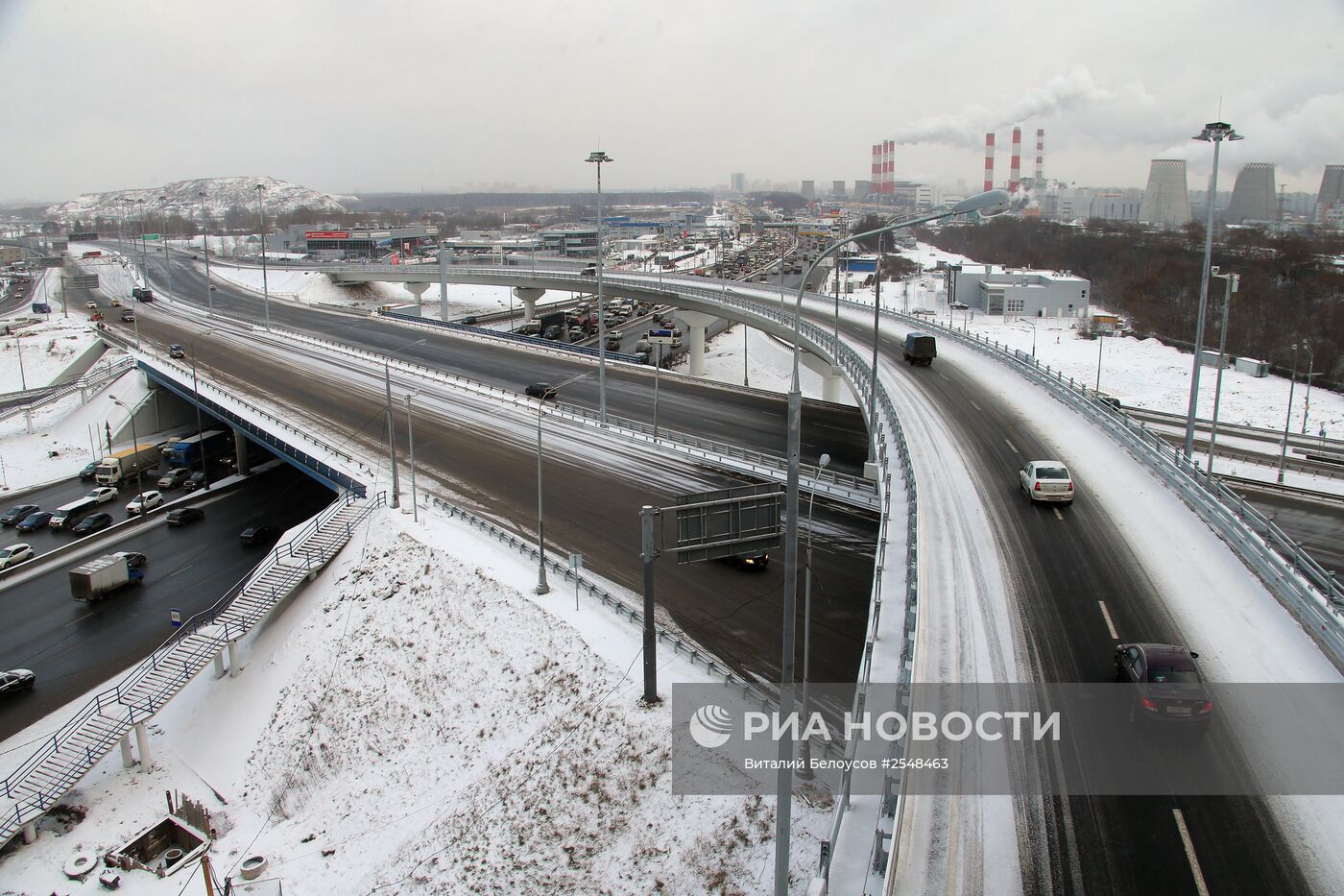 Открытие движения по головному участку трассы Москва - Санкт-Петербург