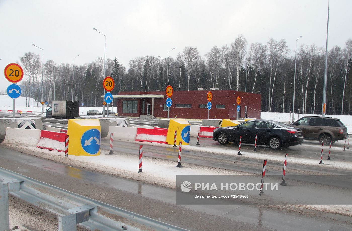 Открытие движения по головному участку трассы Москва - Санкт-Петербург