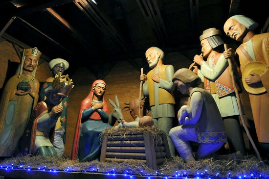 Празднование католического Рождества во Львове