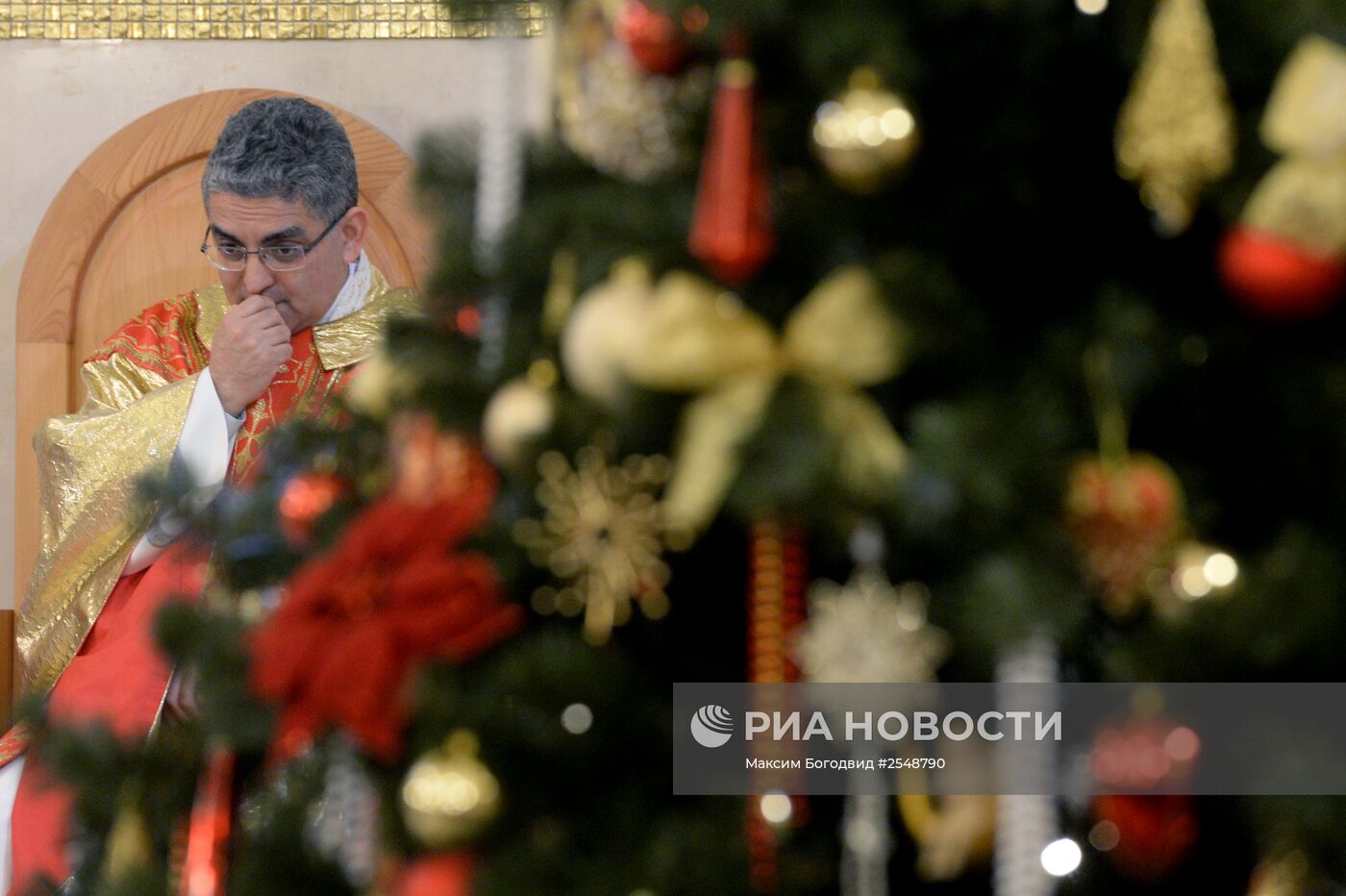 Празднование католического Рождества в Казани