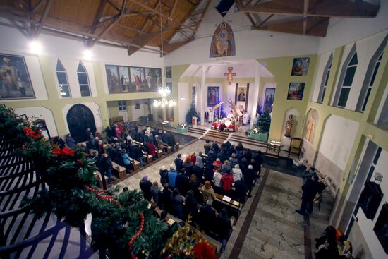 Празднование католического Рождества в Калининграде