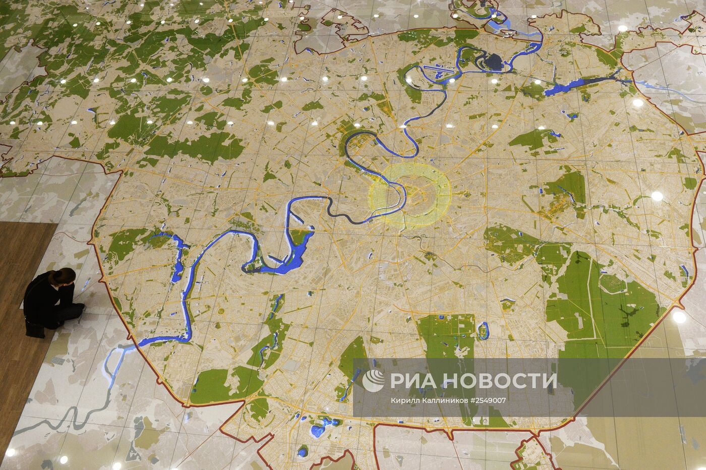 Открытие зала Интерактивной карты Москвы