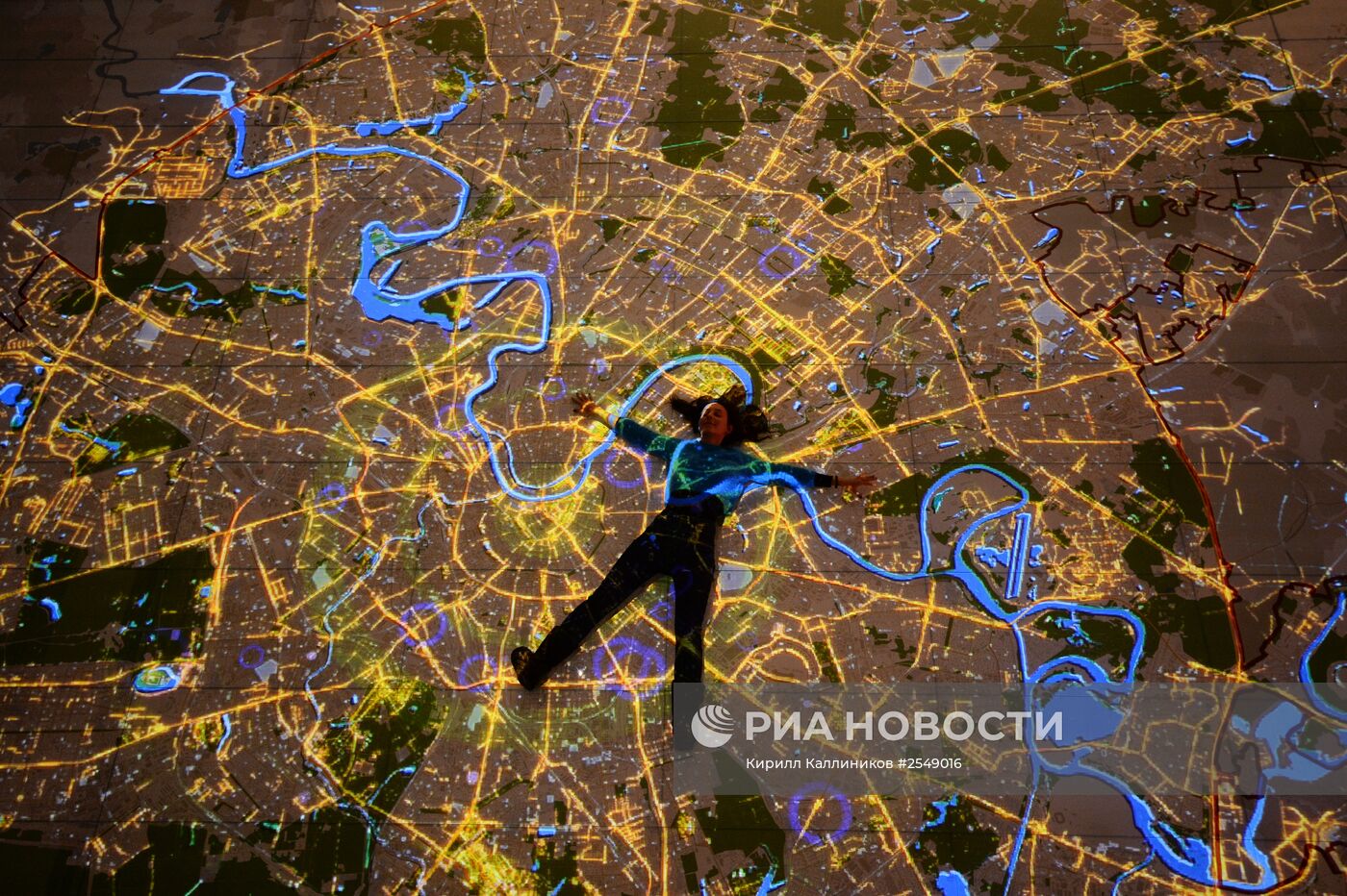 Открытие зала Интерактивной карты Москвы