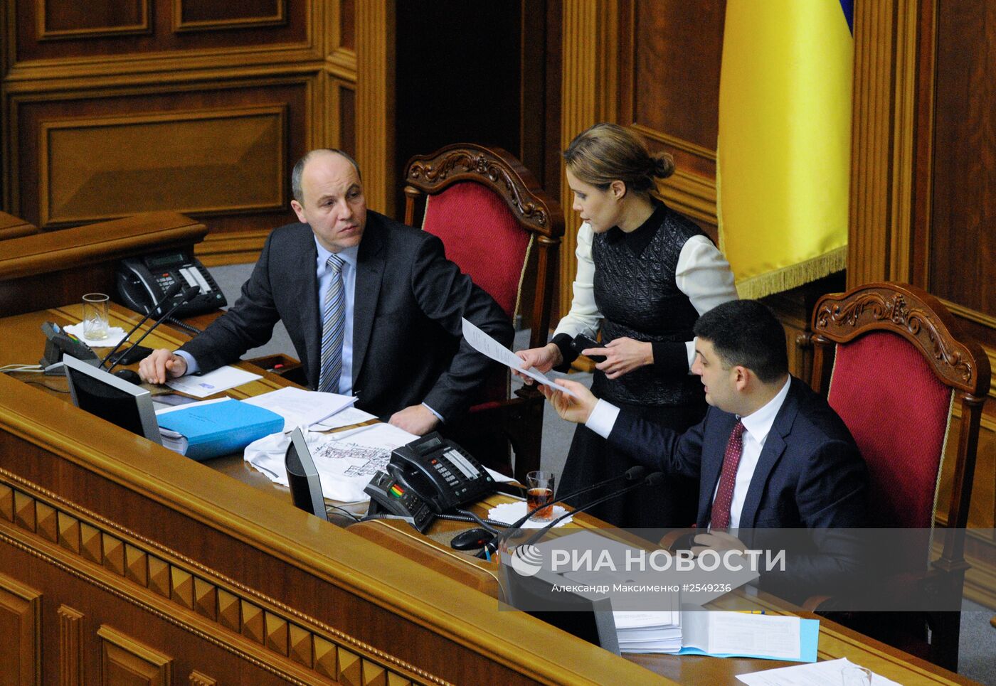 Заседание Верховной рады Украины
